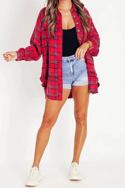 Valery | Oversized Washed Flannel