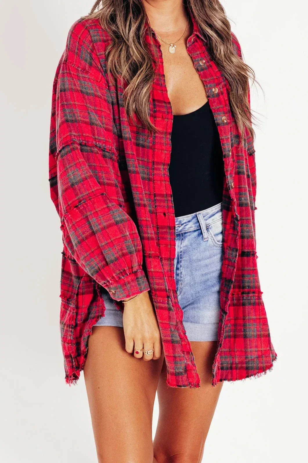 Valery | Oversized Washed Flannel