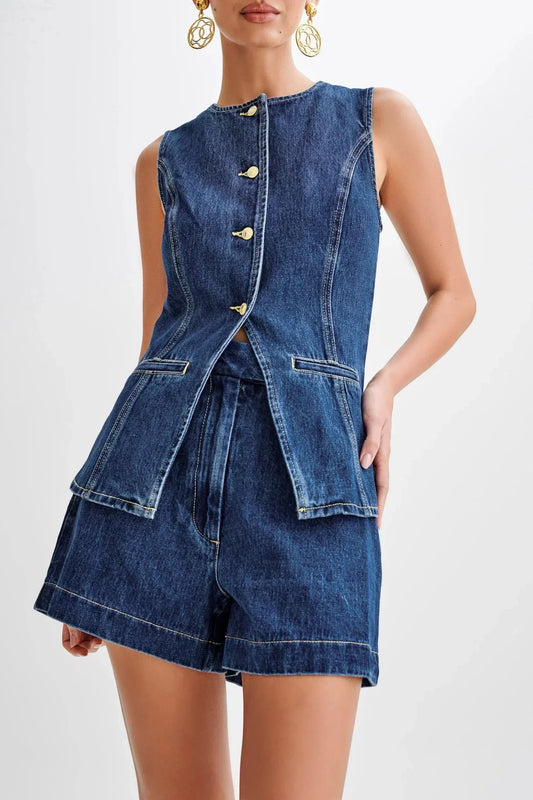 Anya | Denim Set