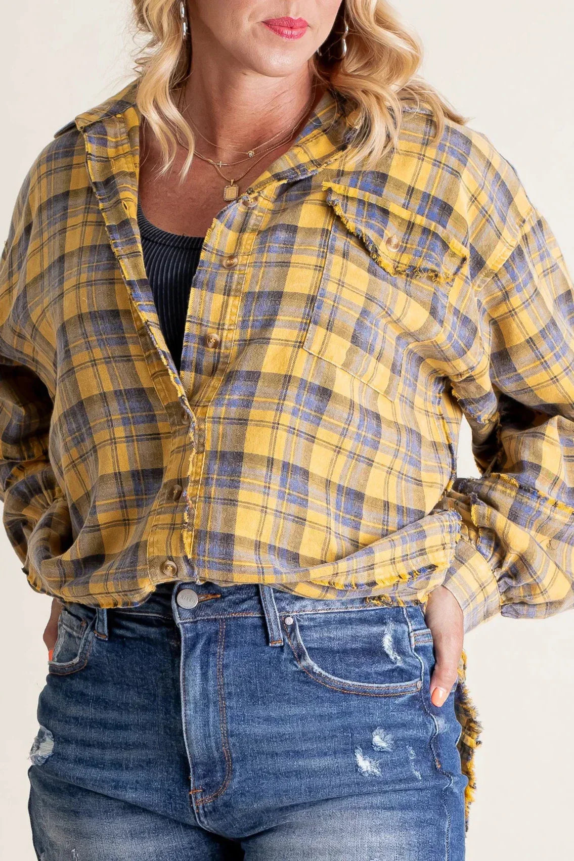Valery | Oversized Washed Flannel