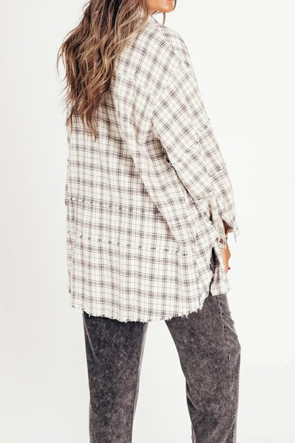Valery | Oversized Washed Flannel