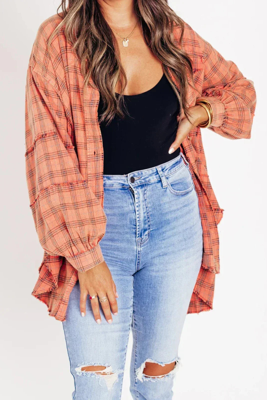 Valery | Oversized Washed Flannel