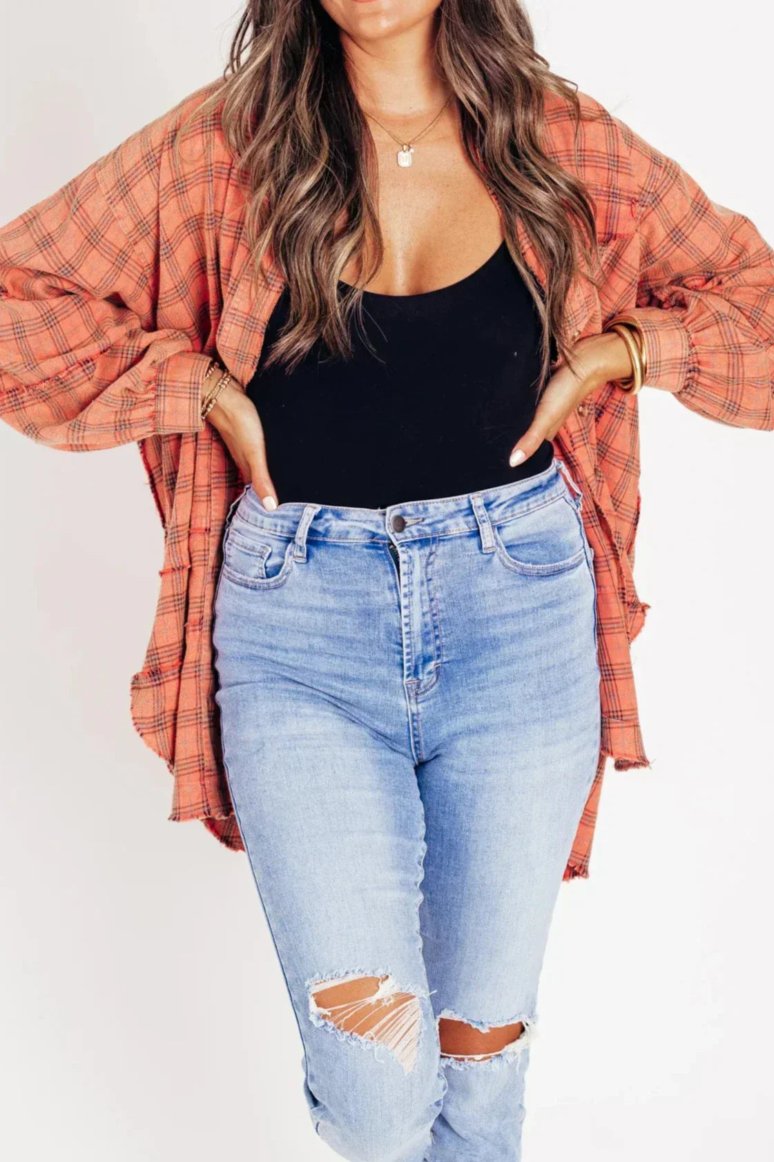 Valery | Oversized Washed Flannel