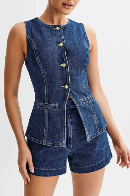Anya | Denim Set